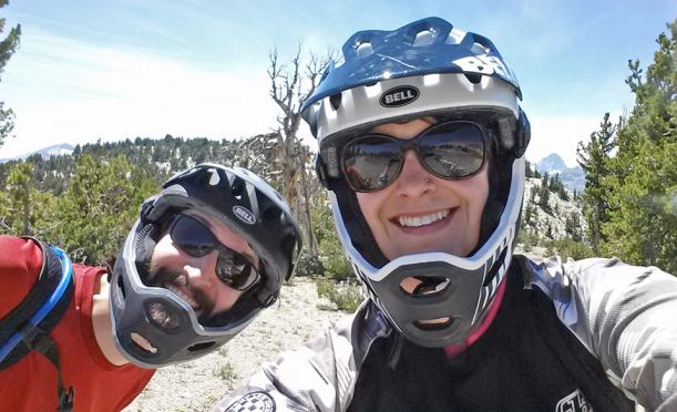 Mountain biking: not always full of smiles.